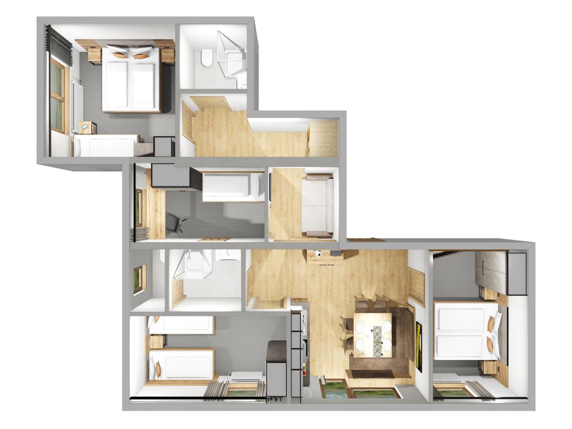 Haus Enzian Apartment Fiss Exterior foto